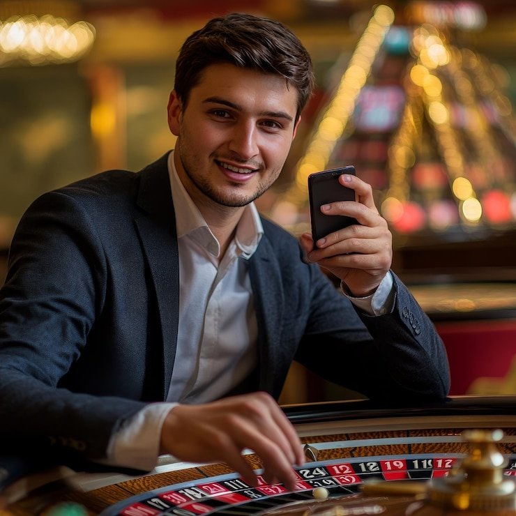 Catatan promosi pada layar ponsel